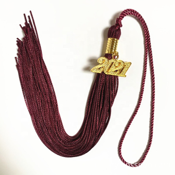 2021 Graduation Tassel With Metal Charm